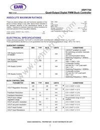 XRP7704ILB-1003-F Datasheet Page 2
