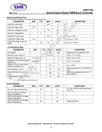 XRP7704ILB-1003-F Datasheet Page 4