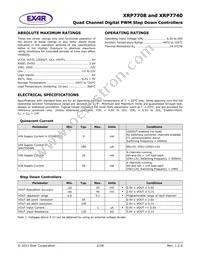 XRP7708ILB-F Datasheet Page 2