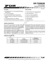 XRT3588CP-F Datasheet Cover