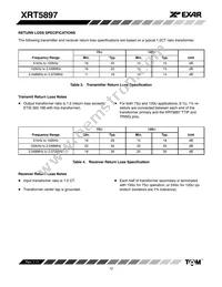 XRT5897IV Datasheet Page 12