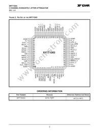 XRT71D03IVTR-F Datasheet Page 2