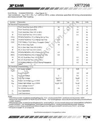 XRT7298IWTR Datasheet Page 5