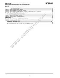 XRT73L06IB-F Datasheet Page 6