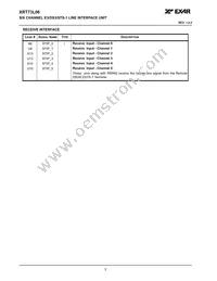 XRT73L06IB-F Datasheet Page 10