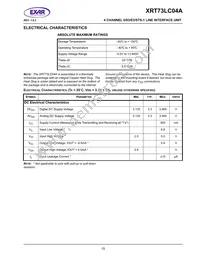 XRT73LC04AIV Datasheet Page 19