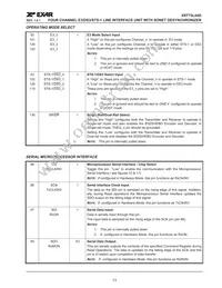 XRT75L04DIVTR-F Datasheet Page 17