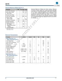 XS170 Datasheet Page 2
