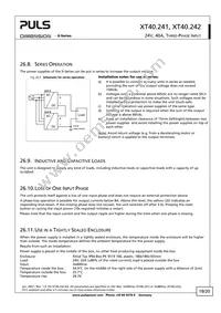 XT40.241 Datasheet Page 19