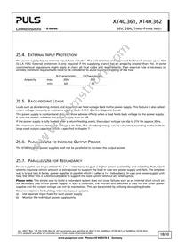XT40.362 Datasheet Page 18