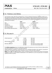 XT40.481 Datasheet Page 9