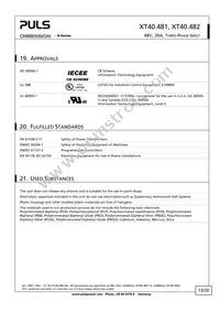 XT40.481 Datasheet Page 13