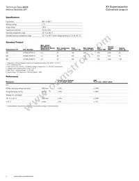 XV3585-2R7607-R Datasheet Page 2