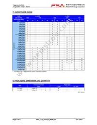Y4C3B104K160CT Datasheet Page 4