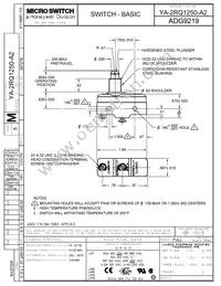 YA-2RQ1250-A2 Datasheet Cover