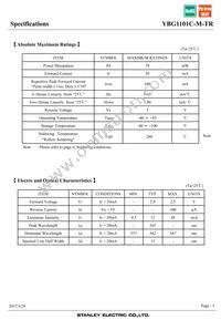 YBG1101C-M-TR Datasheet Page 3