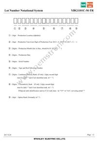 YBG1101C-M-TR Datasheet Page 12