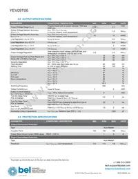 YEV09T06-0G Datasheet Page 3