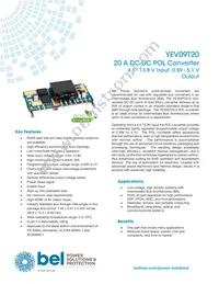 YEV09T20-0G Datasheet Cover