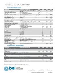 YEV09T20-0G Datasheet Page 3