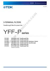 YFF31PC1C104MT009N Datasheet Cover