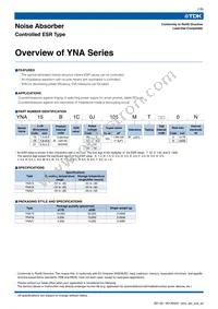 YNA18B2M0G105M Datasheet Page 2