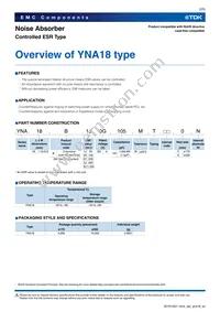 YNA18B3U0G105MT009N Datasheet Page 3