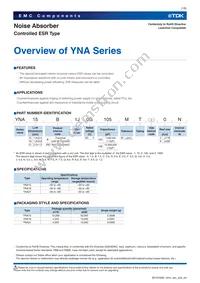 YNA21B1J0G106M Datasheet Page 2
