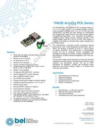 YNL05S10012-0 Datasheet Cover