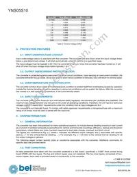 YNS05S10-0G Datasheet Page 7