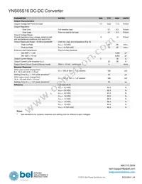 YNS05S16-0 Datasheet Page 3