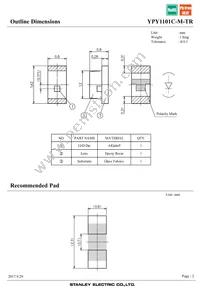 YPY1101C-M-TR Datasheet Page 2