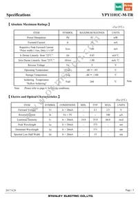 YPY1101C-M-TR Datasheet Page 3