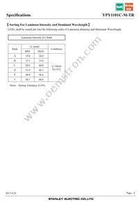 YPY1101C-M-TR Datasheet Page 4