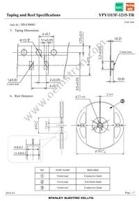 YPY1113F-1215-TR Datasheet Page 17