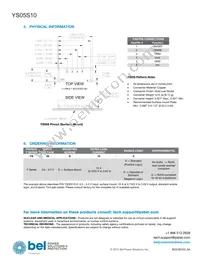 YS05S10-DG Datasheet Page 20