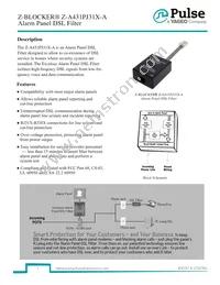 Z-A431PJ31X-A Datasheet Cover