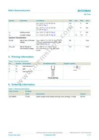 Z0103MA0 Datasheet Page 2