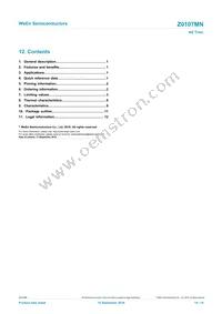 Z0107MN Datasheet Page 14