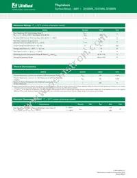 Z0109MNT1G Datasheet Page 2