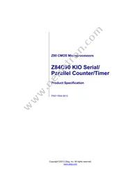 Z84C9008VSG00TR Datasheet Cover