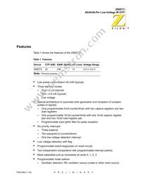 Z86D7308VSC00TR Datasheet Page 7