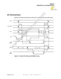 Z86D7308VSC00TR Datasheet Page 19