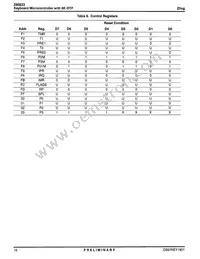 Z86E2304VSC00TR Datasheet Page 16