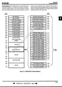 Z86E4704PSG Datasheet Page 21