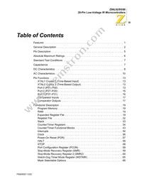 Z86L8808PSCR2607 Datasheet Page 3