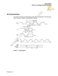 Z86L8808PSCR2607 Datasheet Page 17