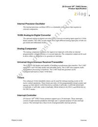 Z8F0113SB005SC Datasheet Page 15