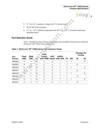 Z8F0422SJ020SC00TR Datasheet Page 15