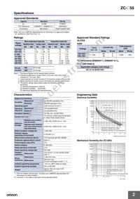 ZC-Q2155-MR VCT 5M Datasheet Page 2